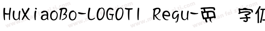 HuXiaoBo-LOGOTI Regu字体转换